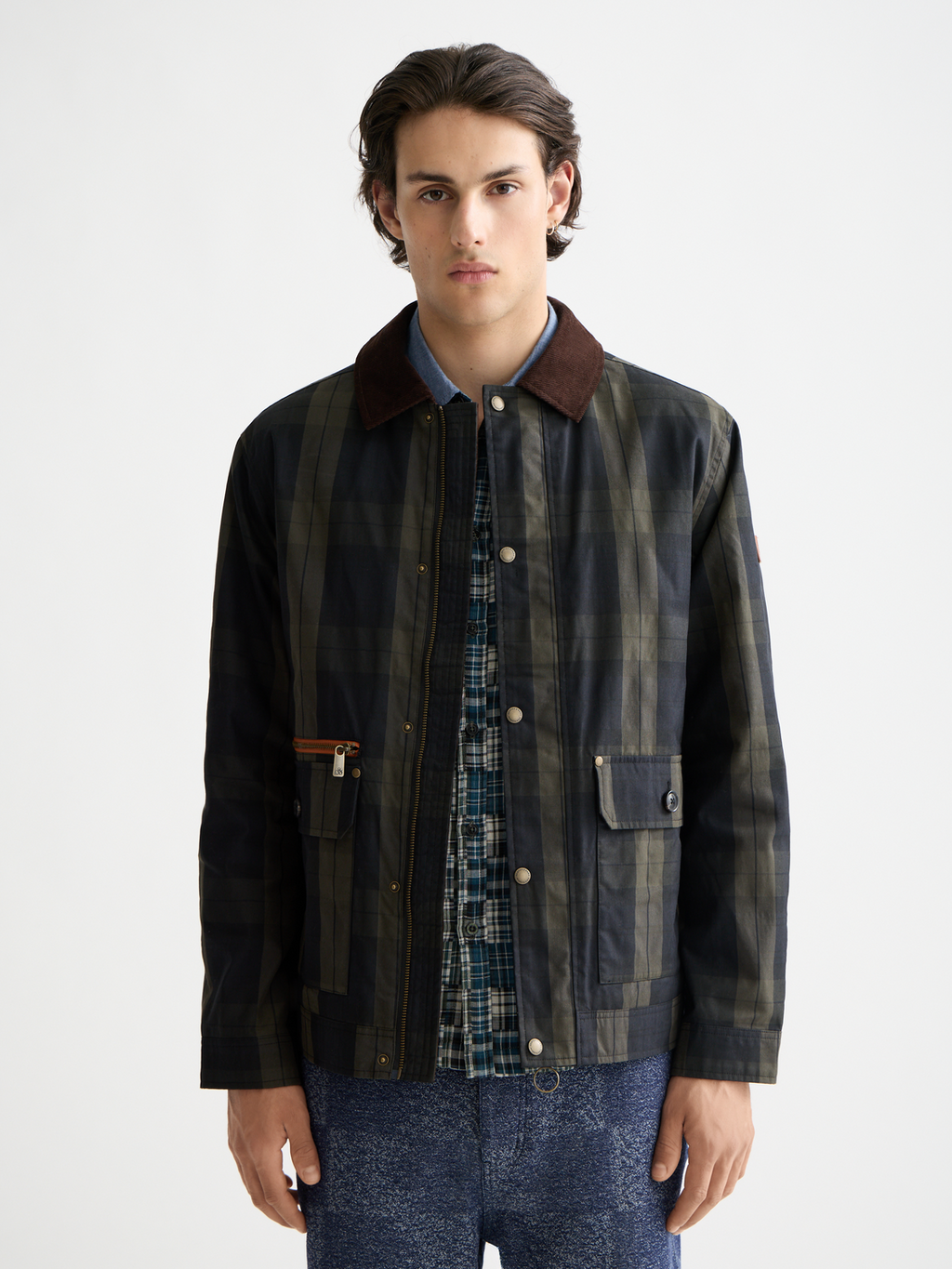 Wax cotton jacket