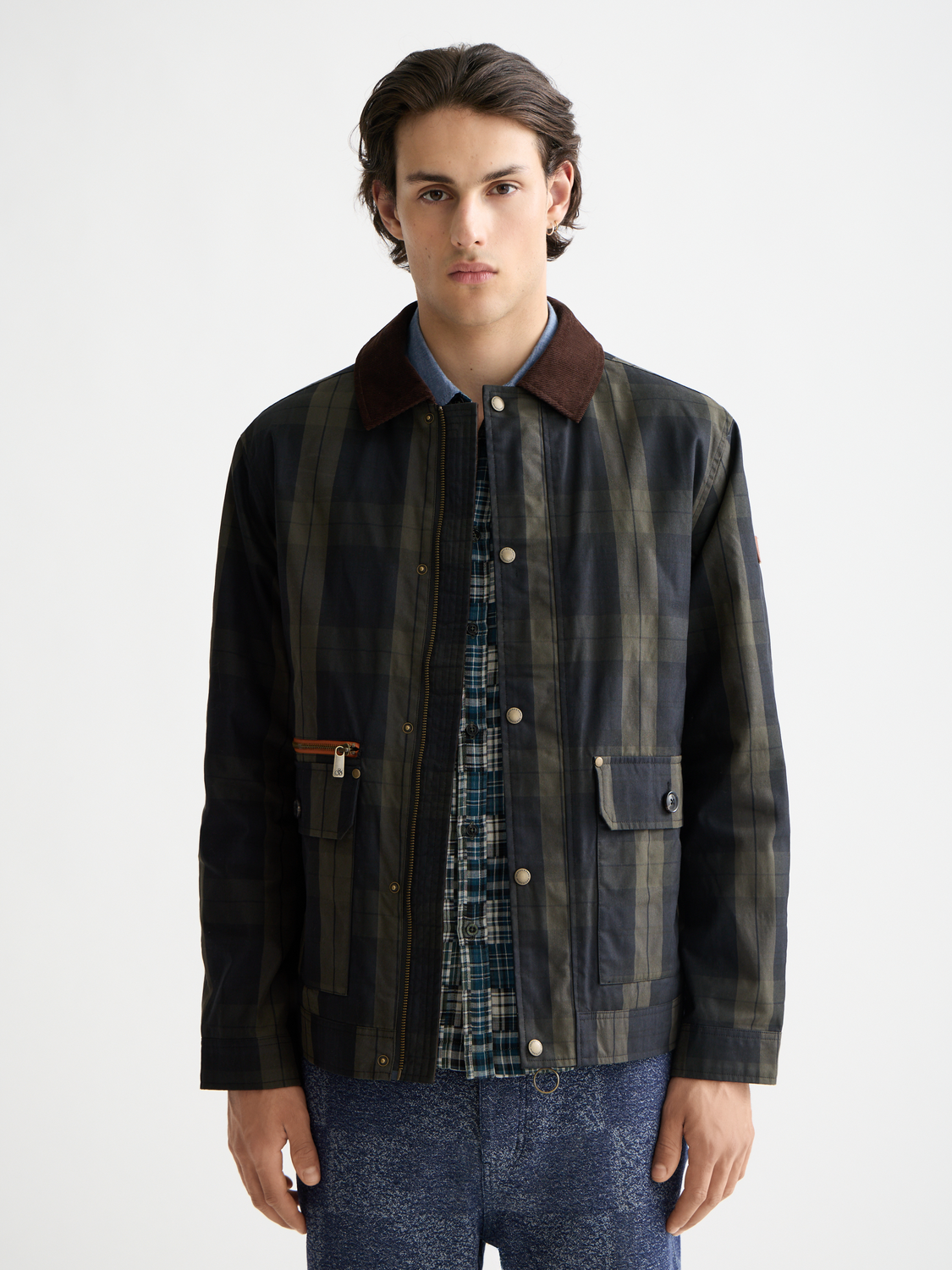 Wax cotton jacket