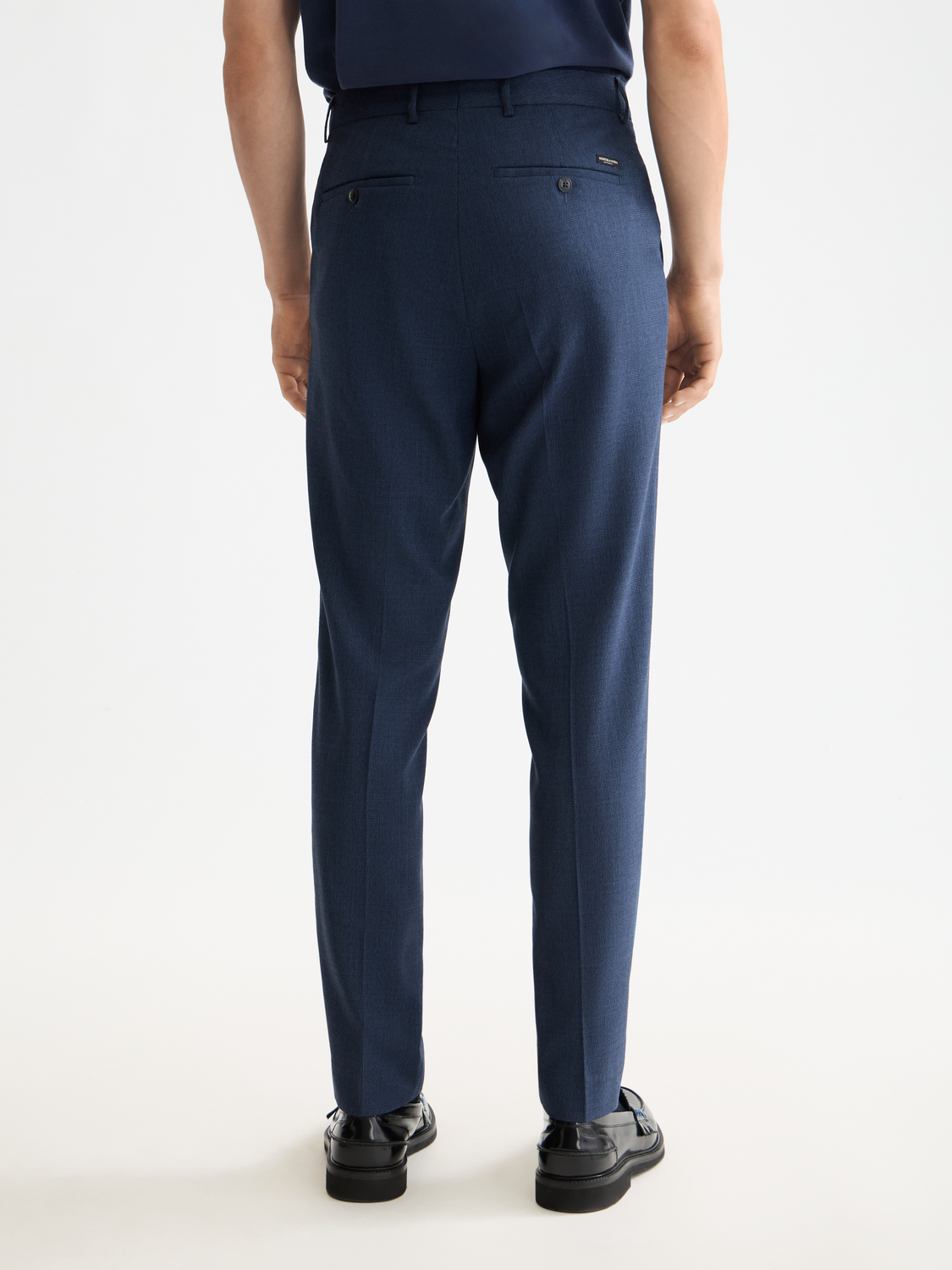 Irving yarn-dyed slim tapered tailored chino