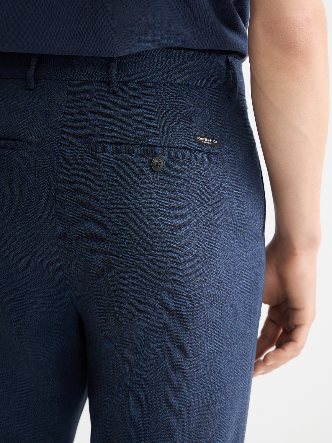 Irving yarn-dyed slim tapered tailored chino