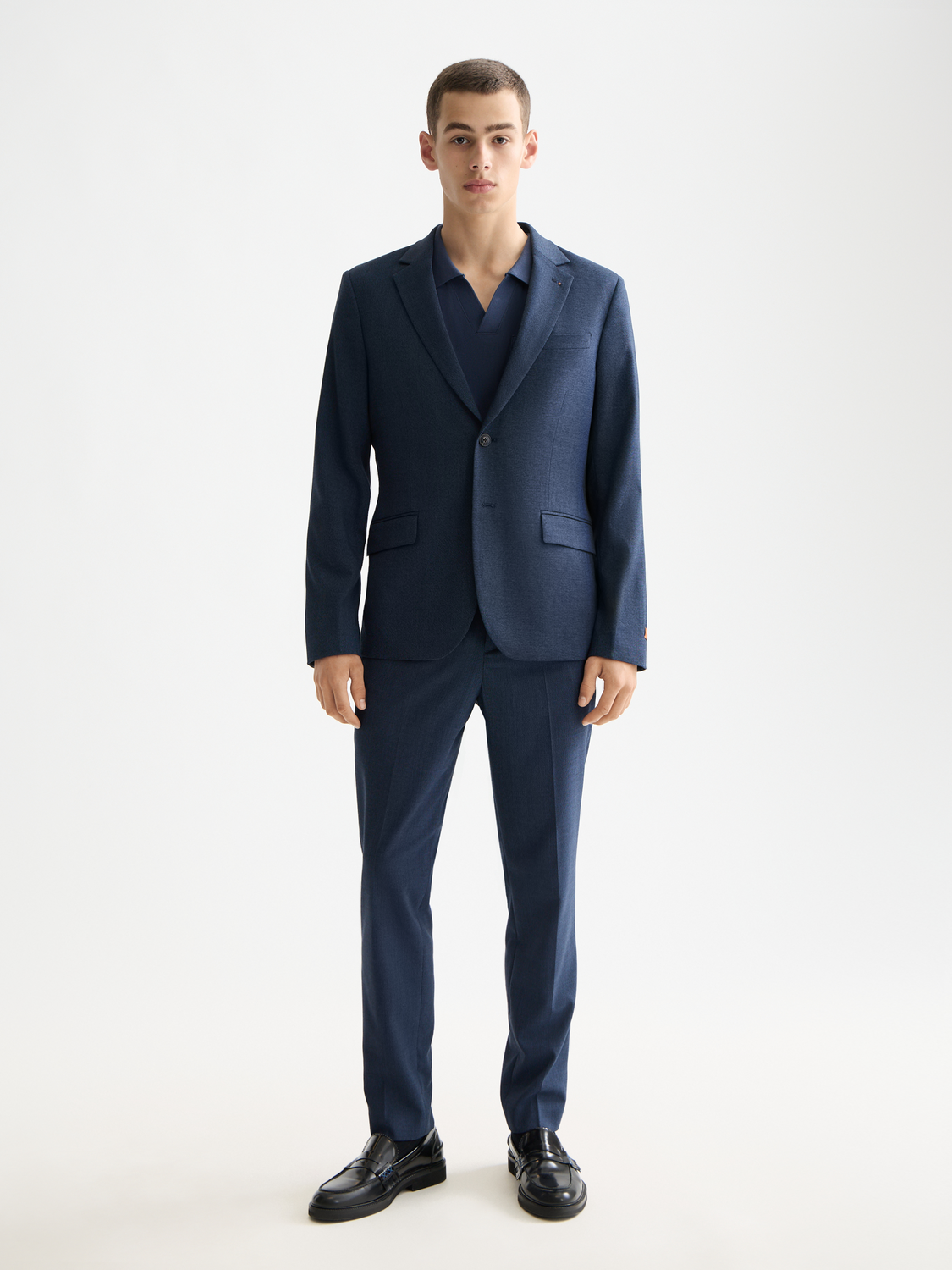 Irving yarn-dyed slim tapered tailored chino