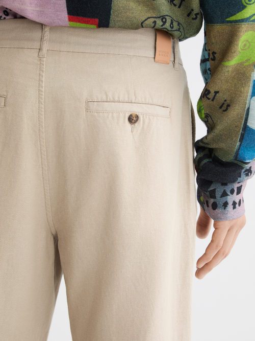 Otis cotton linen twill chinos