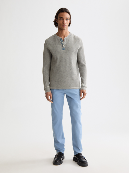 Seasonal core - Stuart - Slim-fit washed cotton blend chino