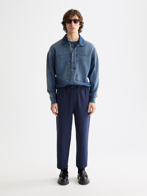 Seasonal core -  3 crosses garment dye sweatpants