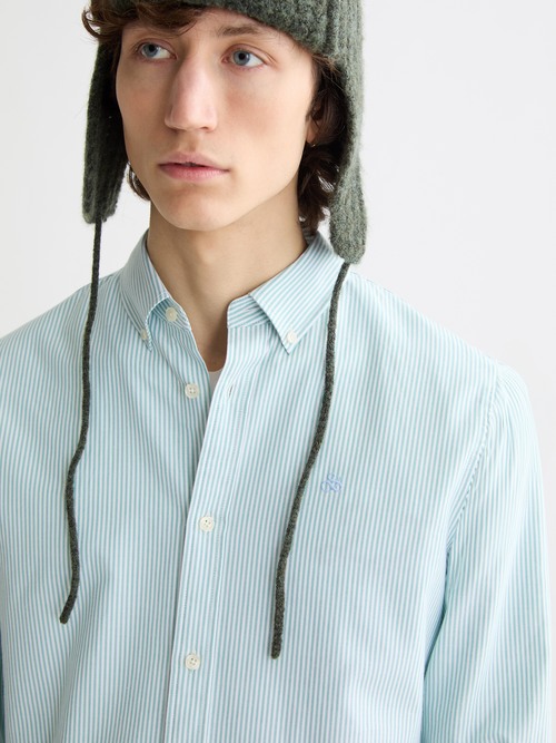Seasonal Essentials Striped oxford shirt