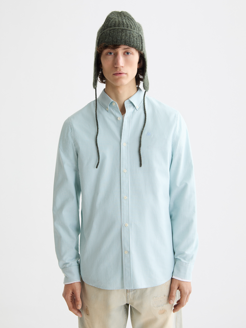 Seasonal Essentials Striped oxford shirt