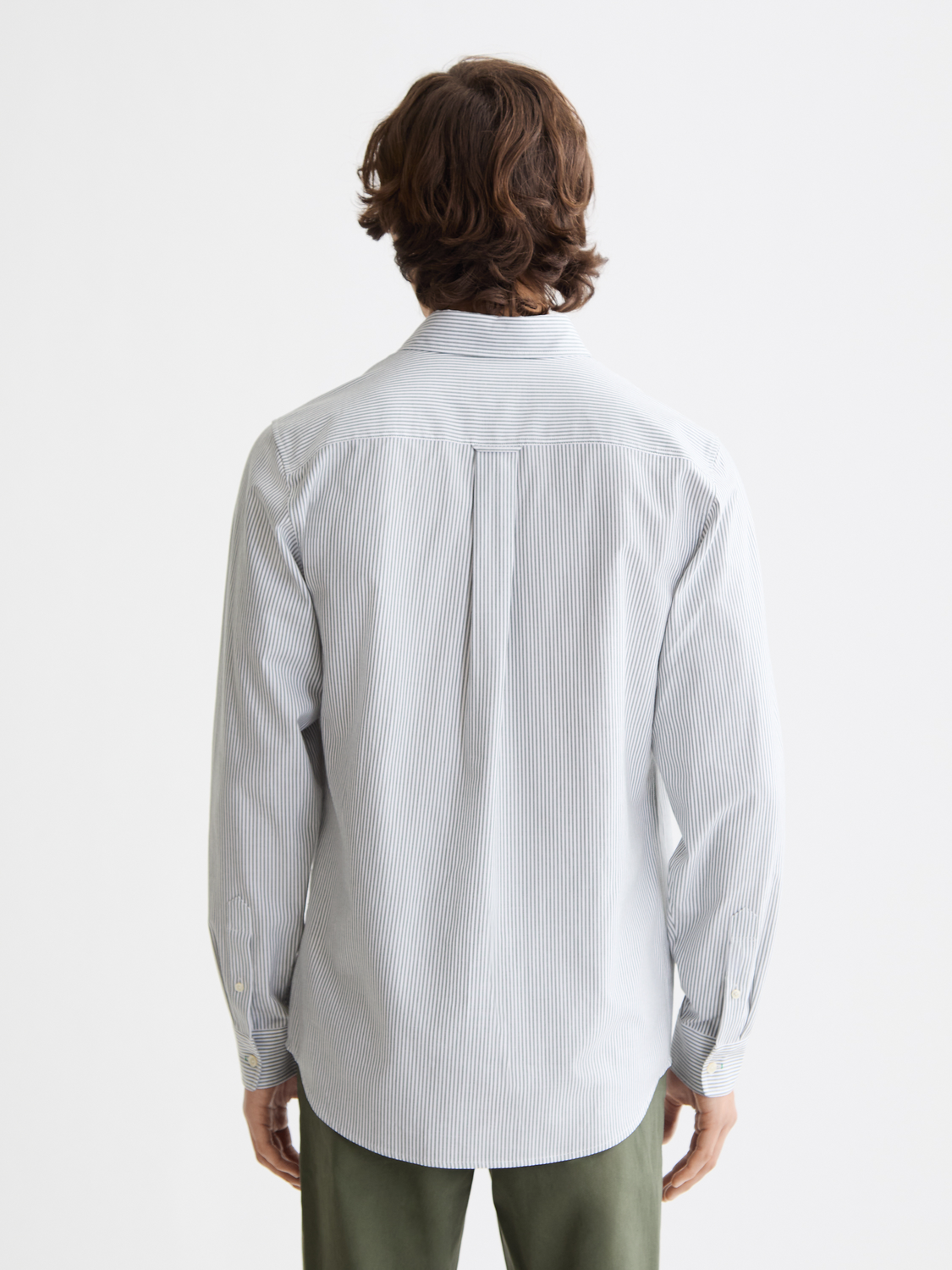Seasonal Essentials Striped oxford shirt
