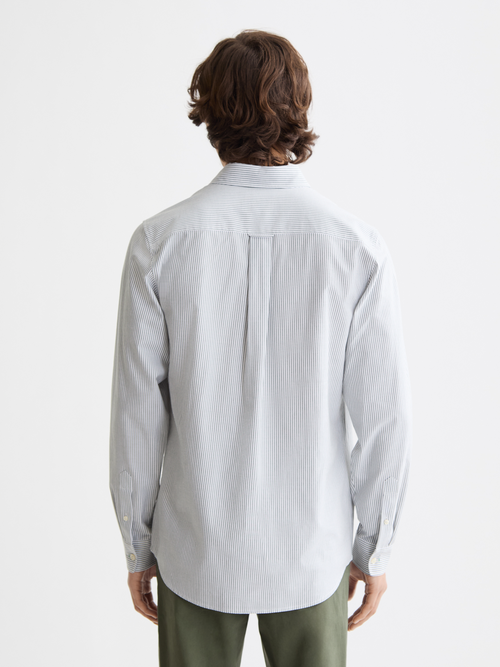 Seasonal Essentials Striped oxford shirt