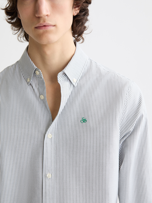 Seasonal Essentials Striped oxford shirt