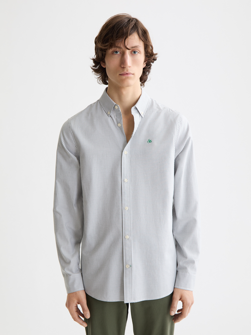 Seasonal Essentials Striped oxford shirt