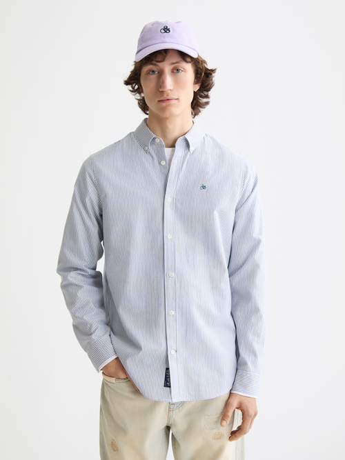 Seasonal Essentials Striped oxford shirt