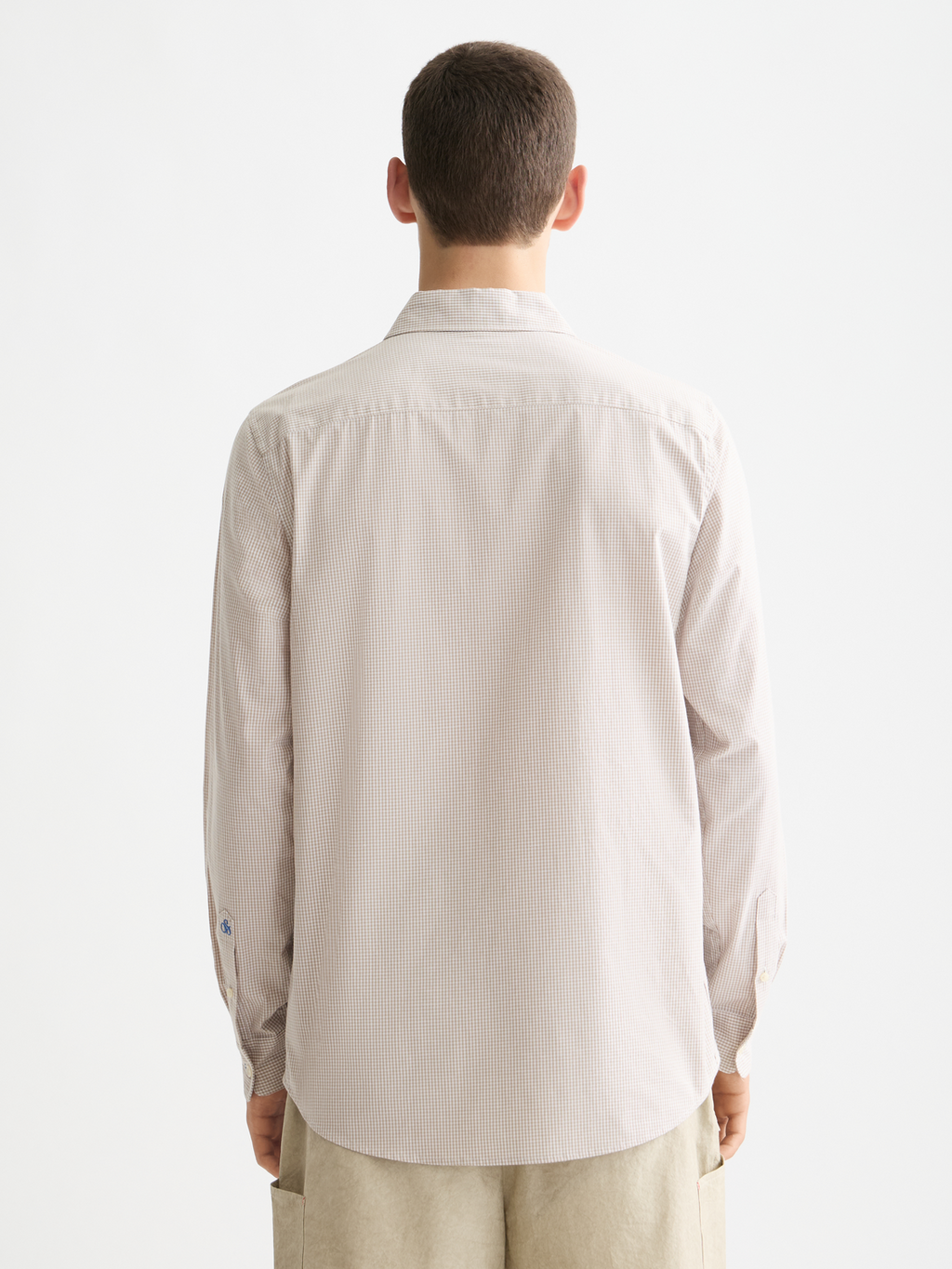 check poplin shirt