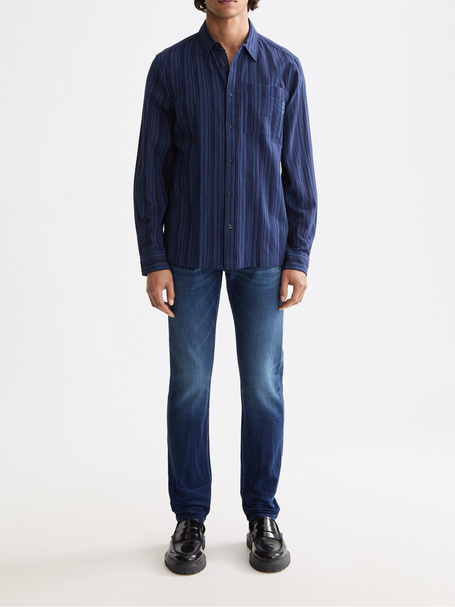 Textured stripe shirt– Scotch & Soda Amsterdam