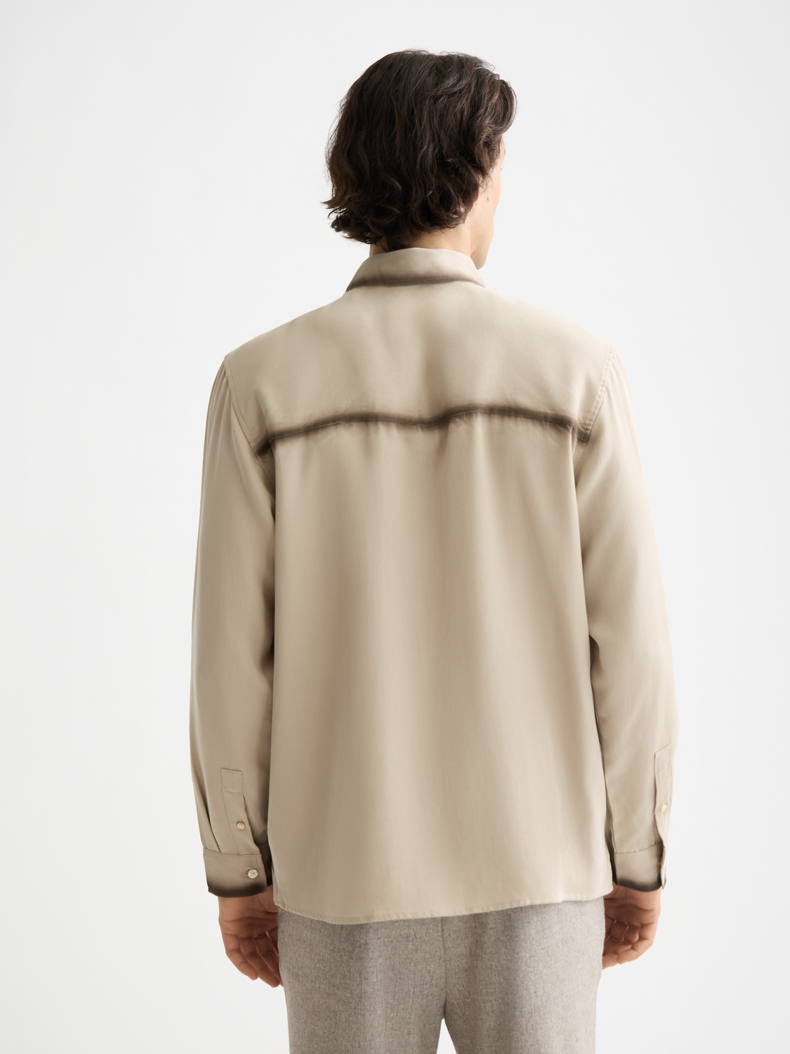 Relaxed tencel shirt