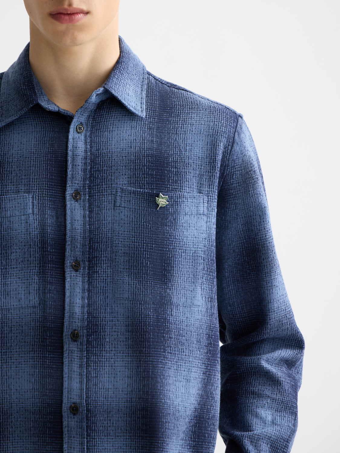 Shadow check shirt