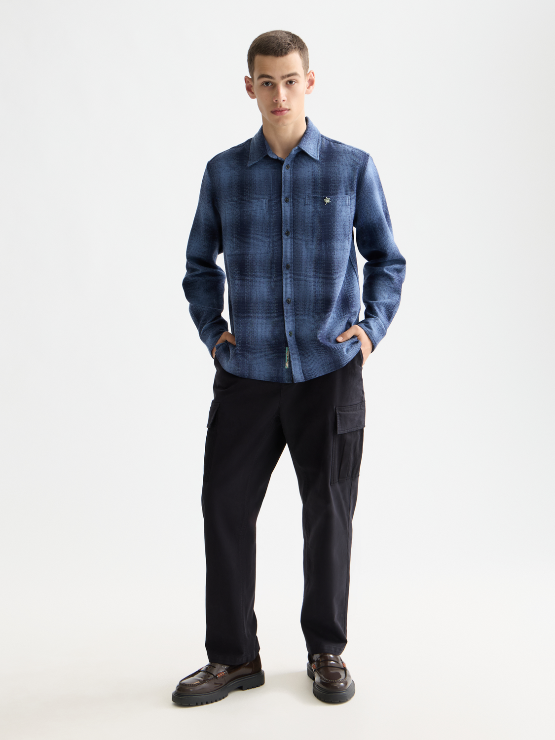 Shadow check shirt