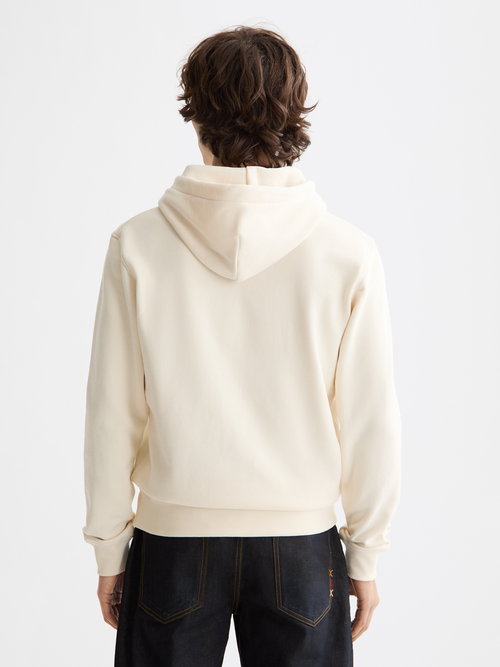 Seasonal core - Regular-fit logo badge hoodie