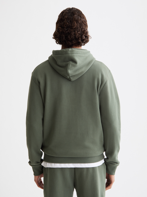 Seasonal core - Regular-fit logo badge hoodie