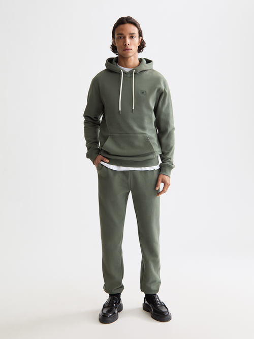 Seasonal core - Regular-fit logo badge hoodie