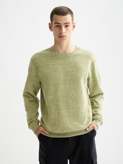 Melange Crew Neck Sweatshirt