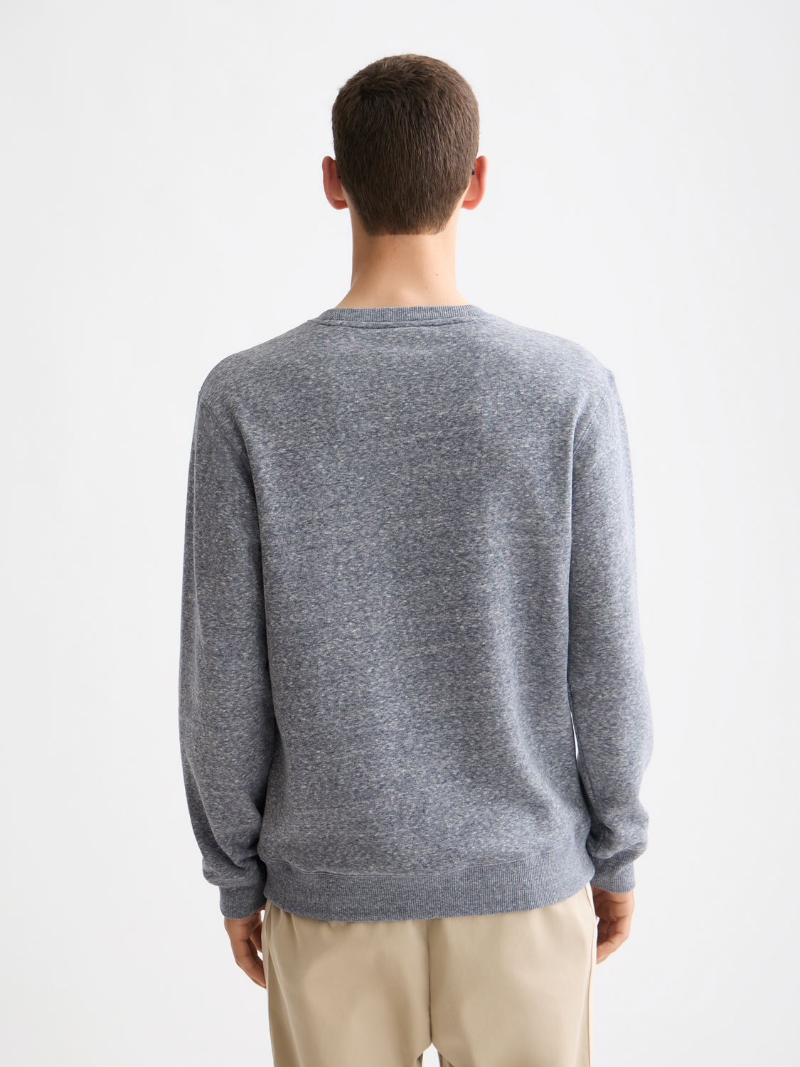 Melange Crew Neck Sweatshirt