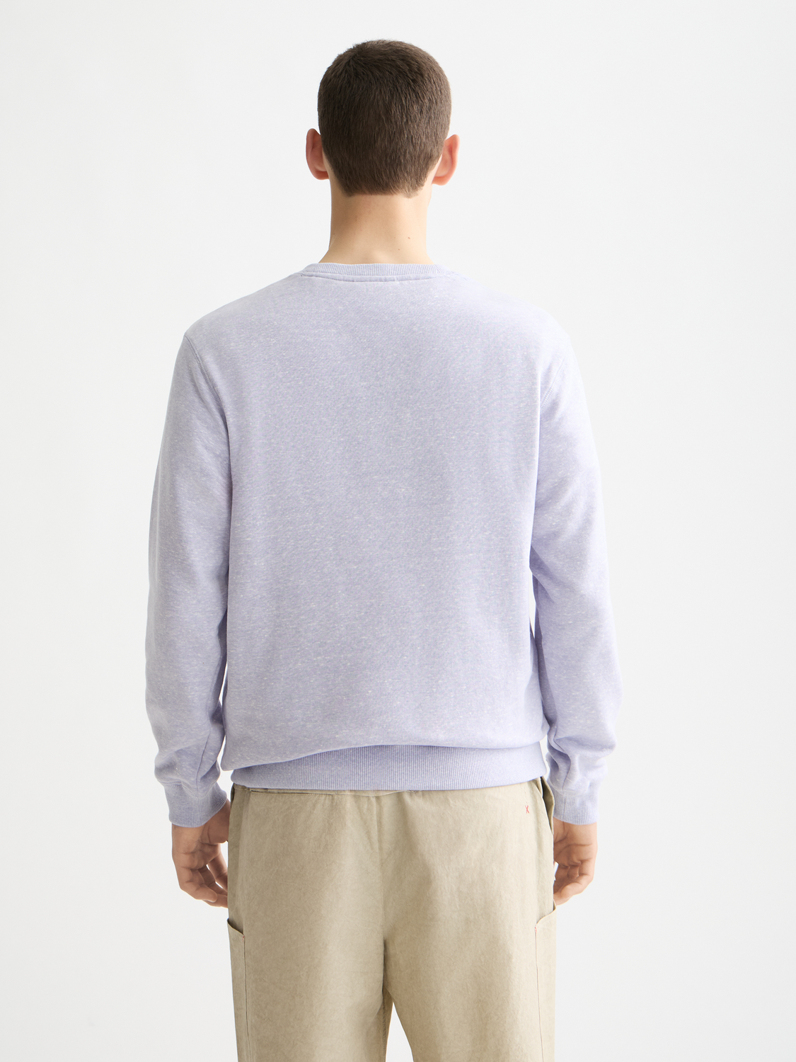 Melange Crew Neck Sweatshirt