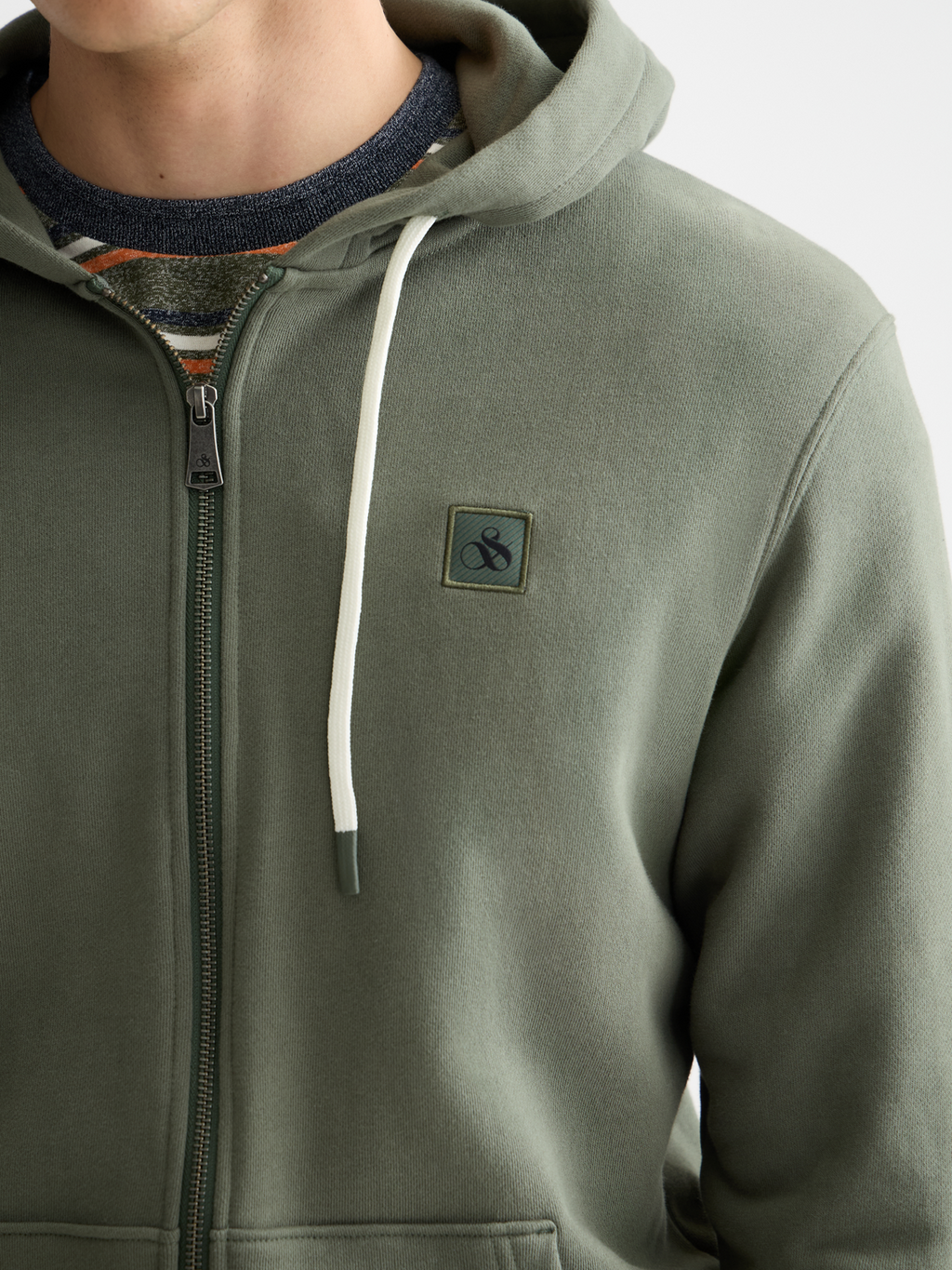 Zip Logo Hoodie