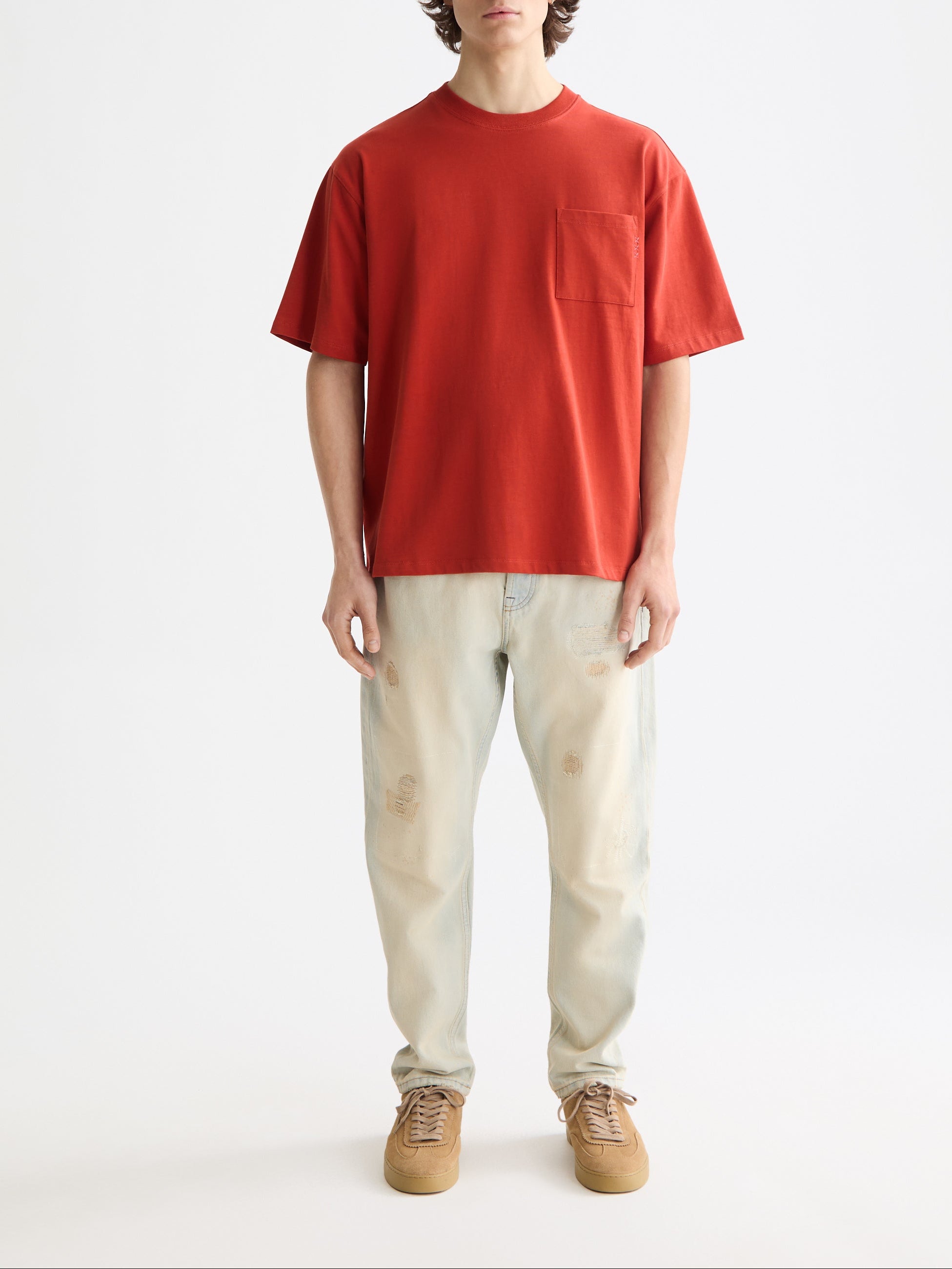 Seasonal Essentials 3 crosses pocket t-shirt – Scotch & Soda Amsterdam