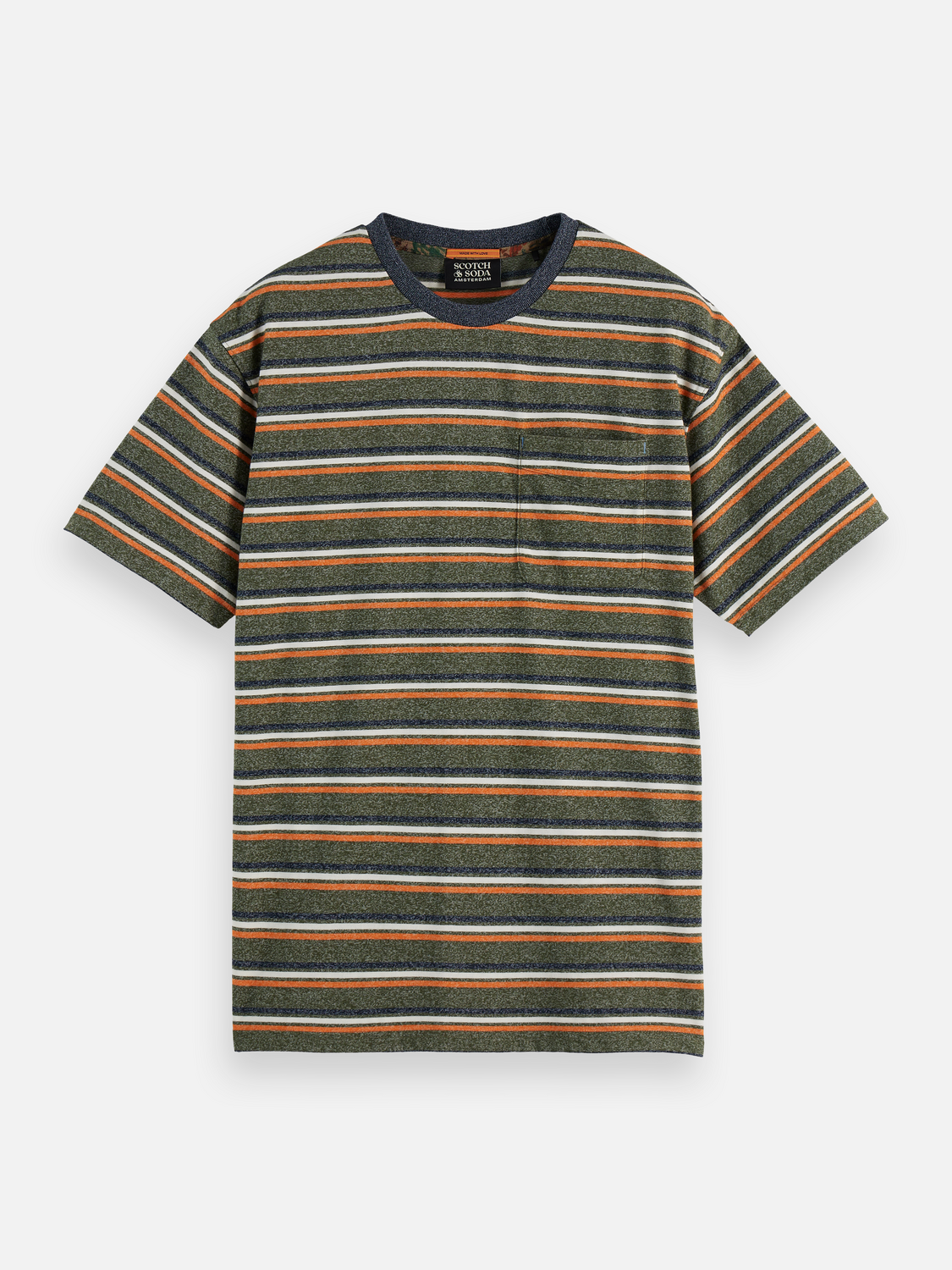 Relaxed Yarn Dye Stripe T-shirt