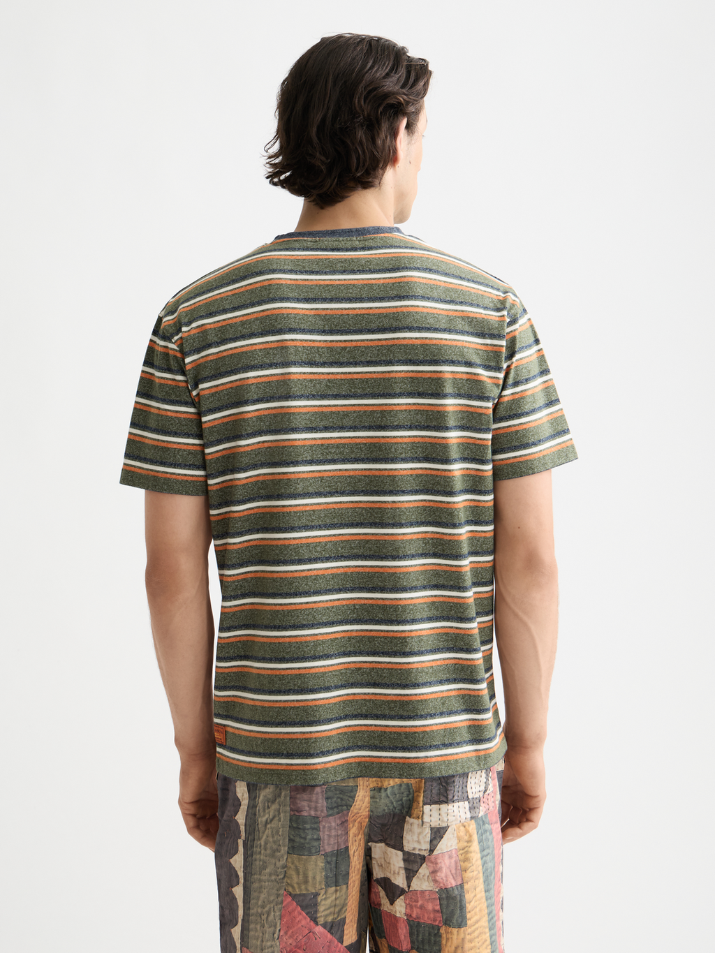 Relaxed Yarn Dye Stripe T-shirt