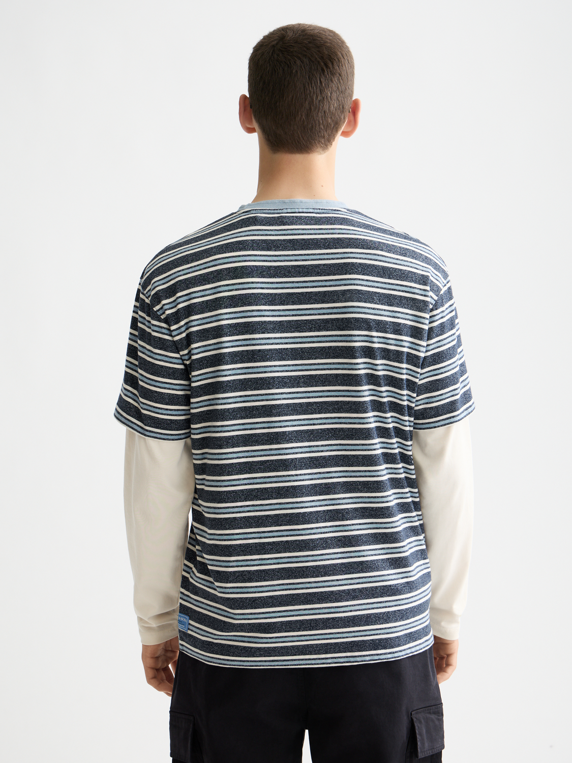 Relaxed Yarn Dye Stripe T-shirt