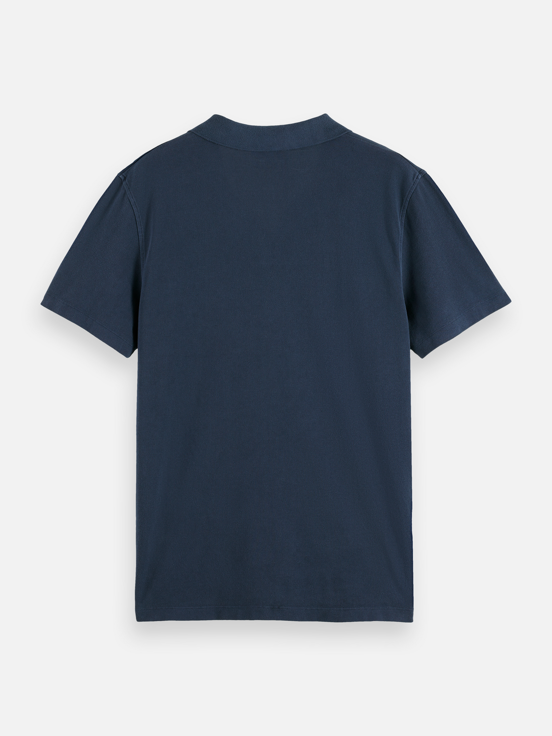 Garment-dyed pique relaxed polo
