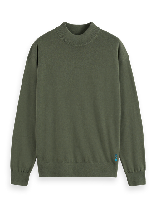 Seasonal Essentials mock neck pullover