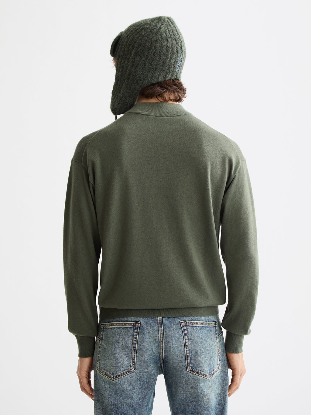 Seasonal Essentials mock neck pullover