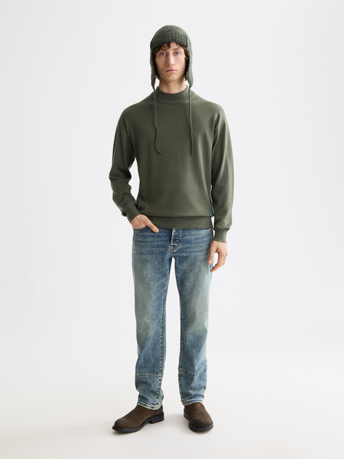 Seasonal Essentials mock neck pullover