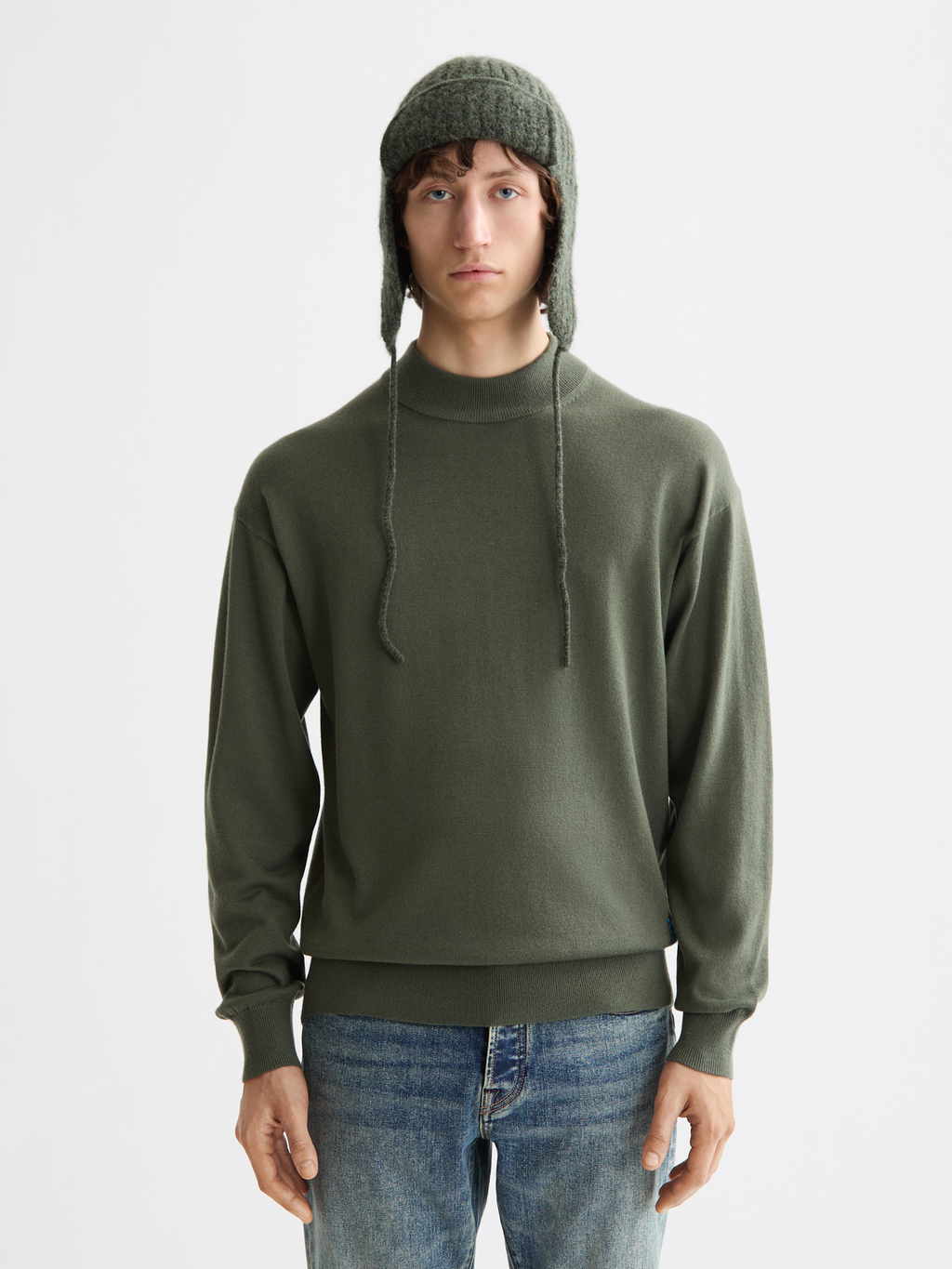 Seasonal Essentials mock neck pullover
