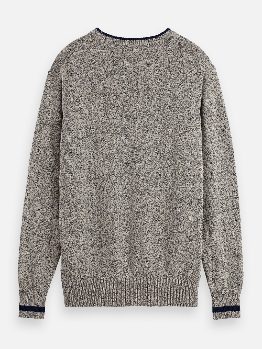 Melange regular crew neck