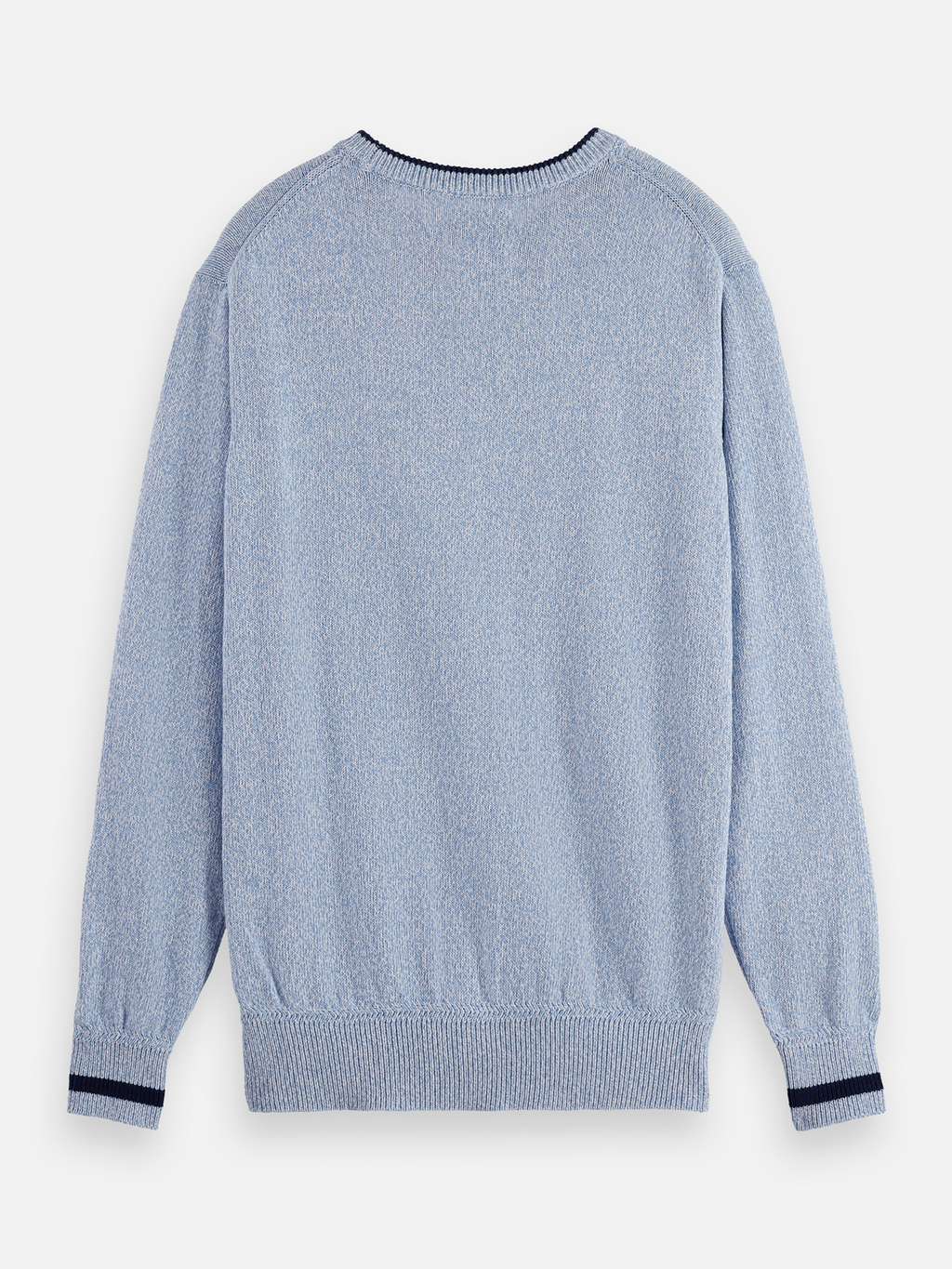 Melange regular crew neck
