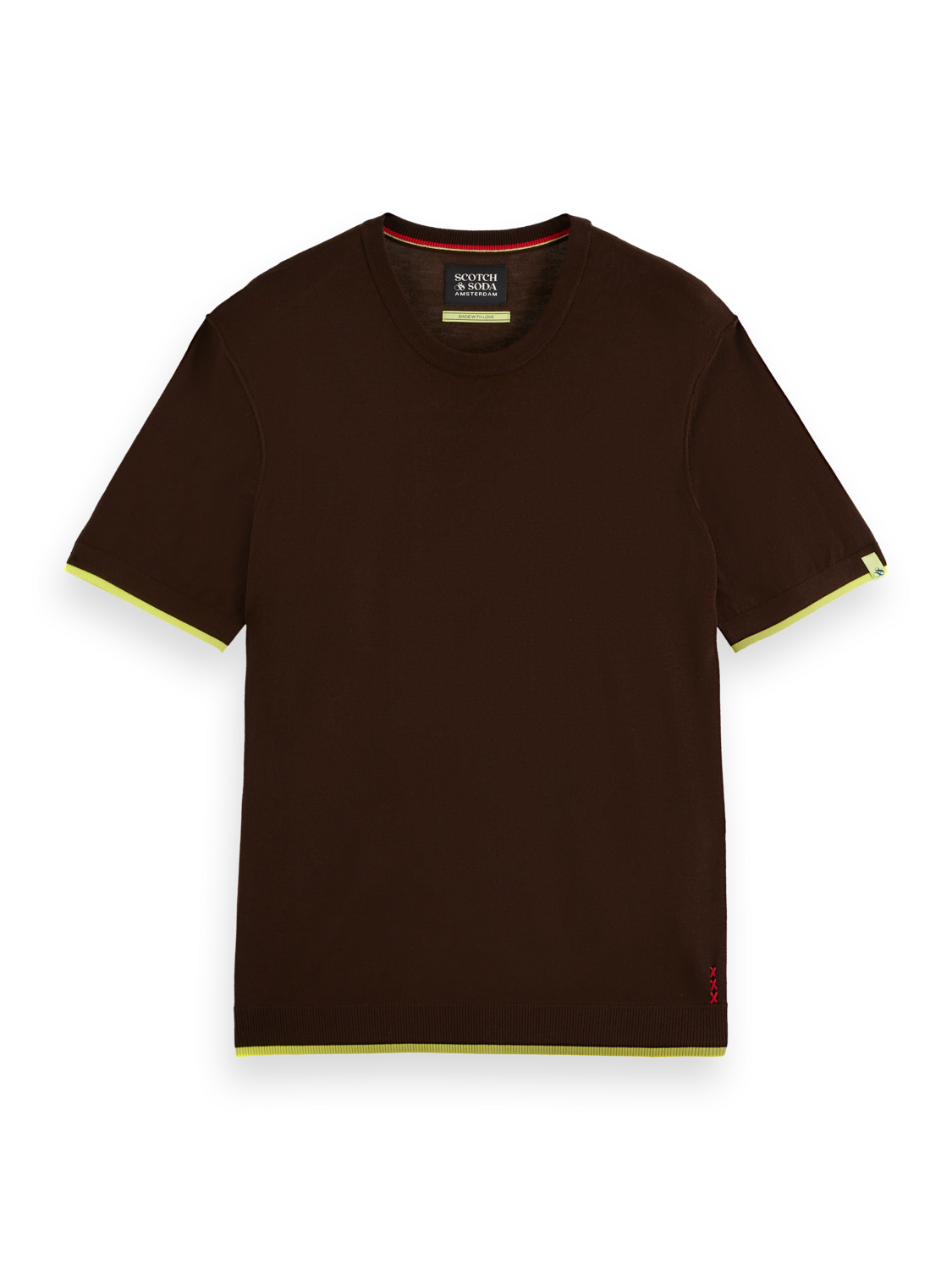 Knitted relaxed T-shirt