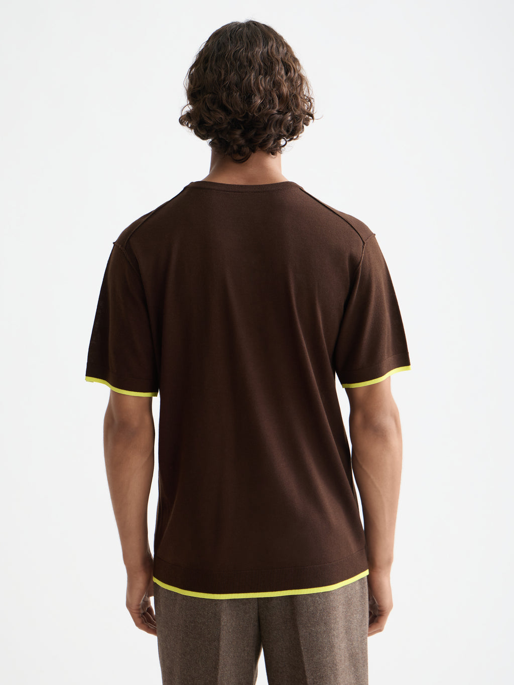 Knitted relaxed T-shirt
