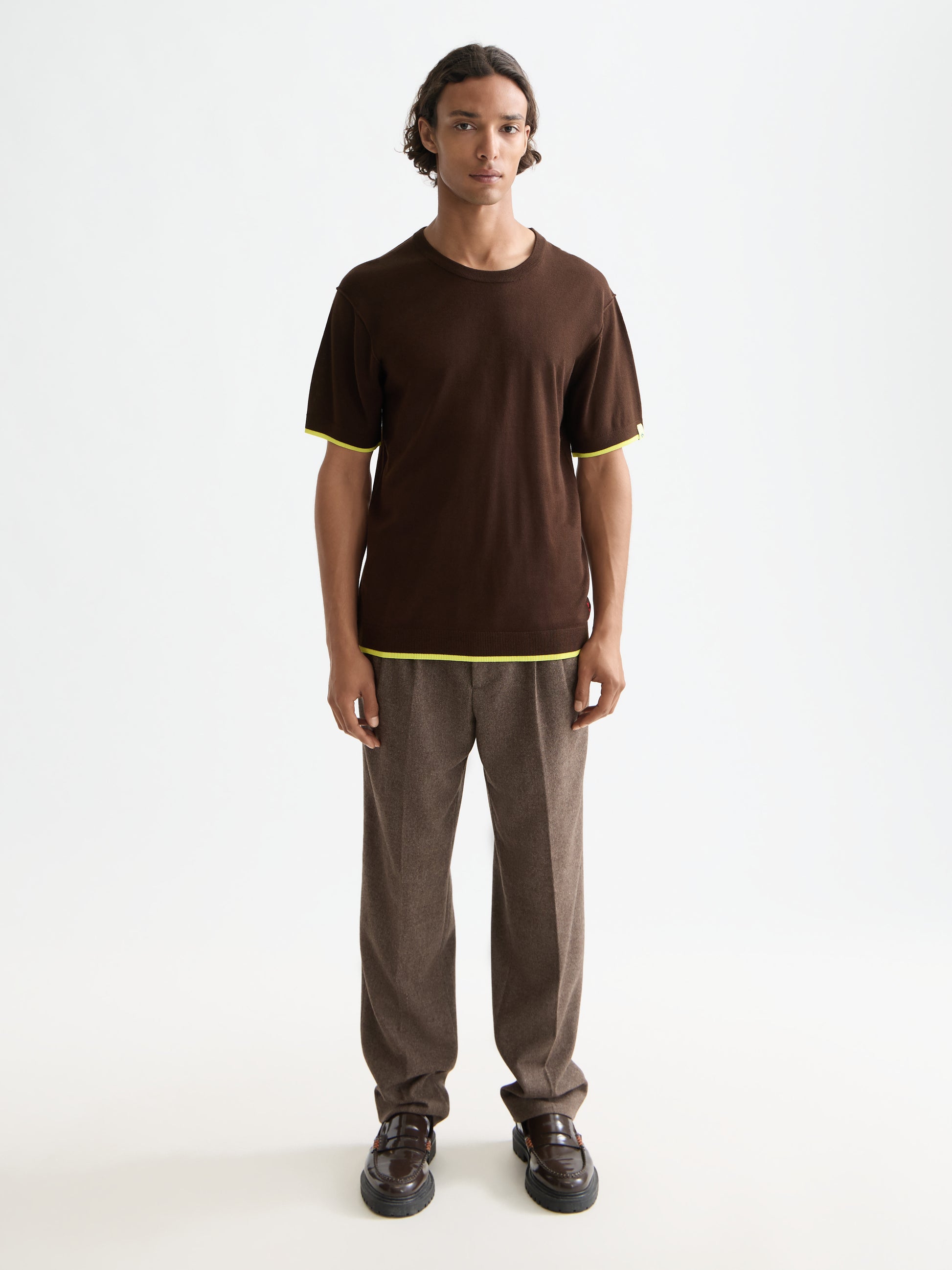 Knitted relaxed T-shirt