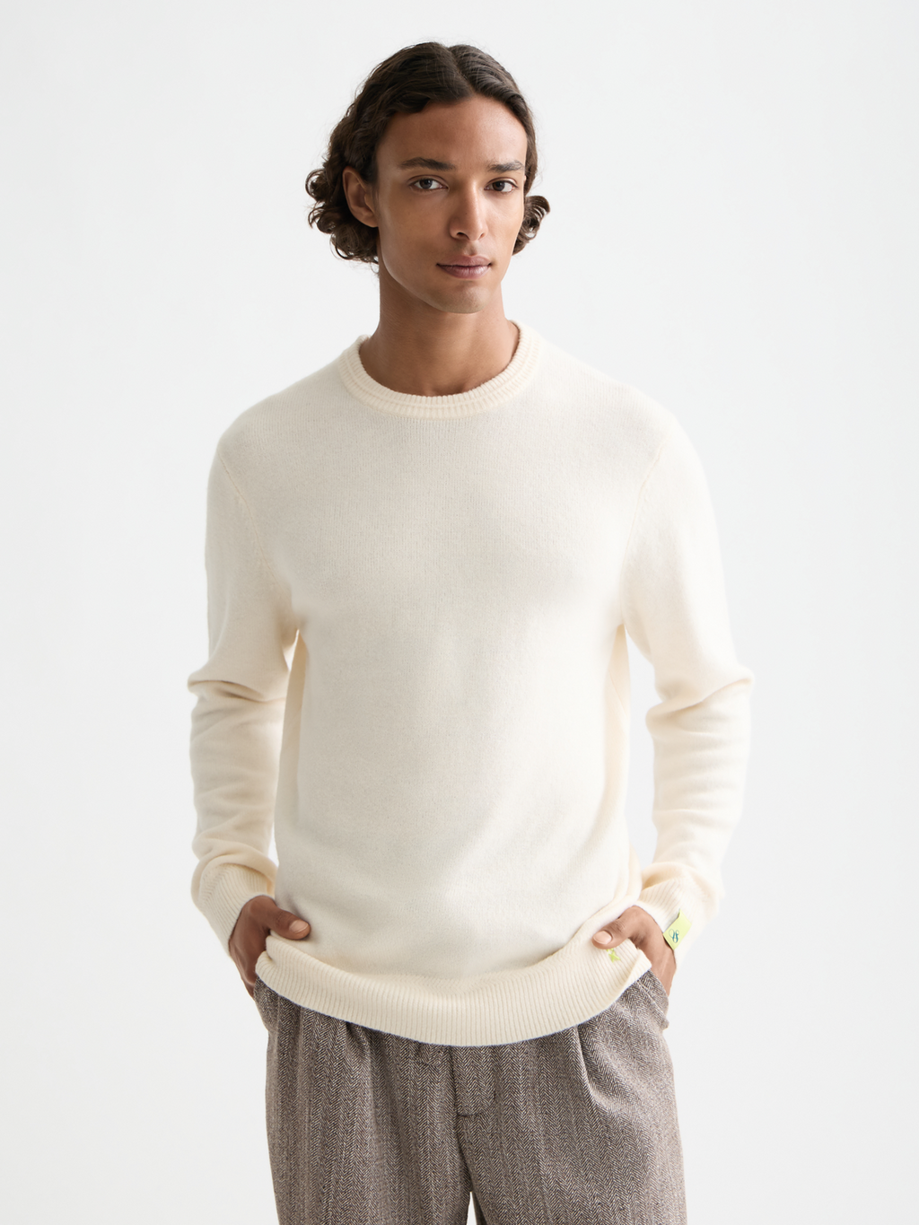 Soft knit regular fit crew neck