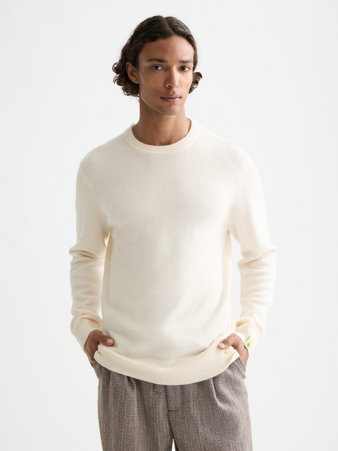 Soft knit regular fit crew neck