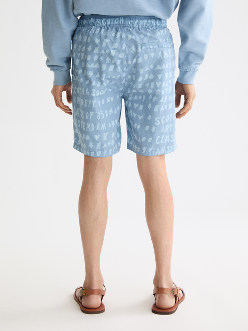 Printed swim shorts