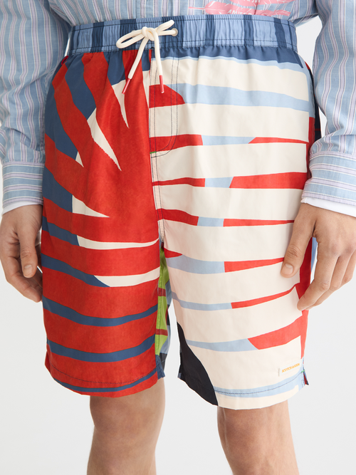 Printed swim shorts