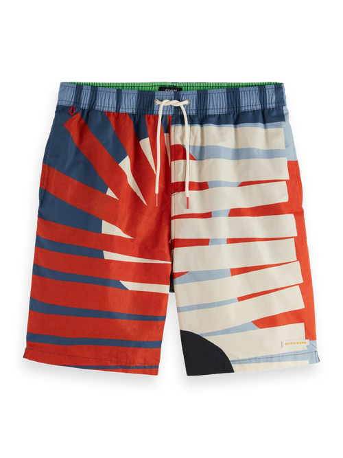 Printed swim shorts