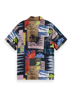 All-over printed short-sleeved shirt