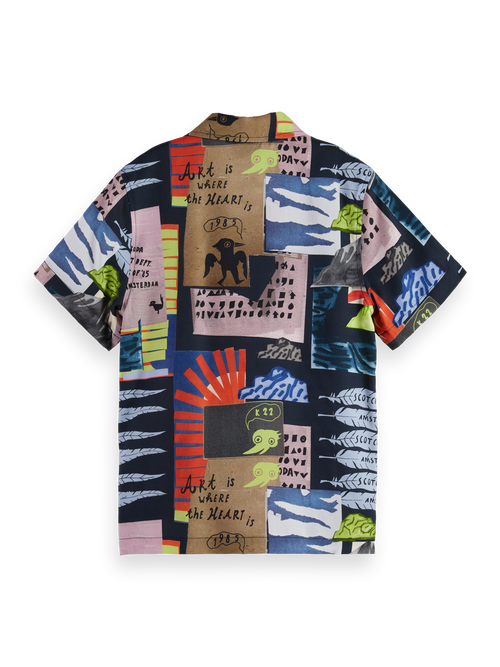 All-over printed short-sleeved shirt