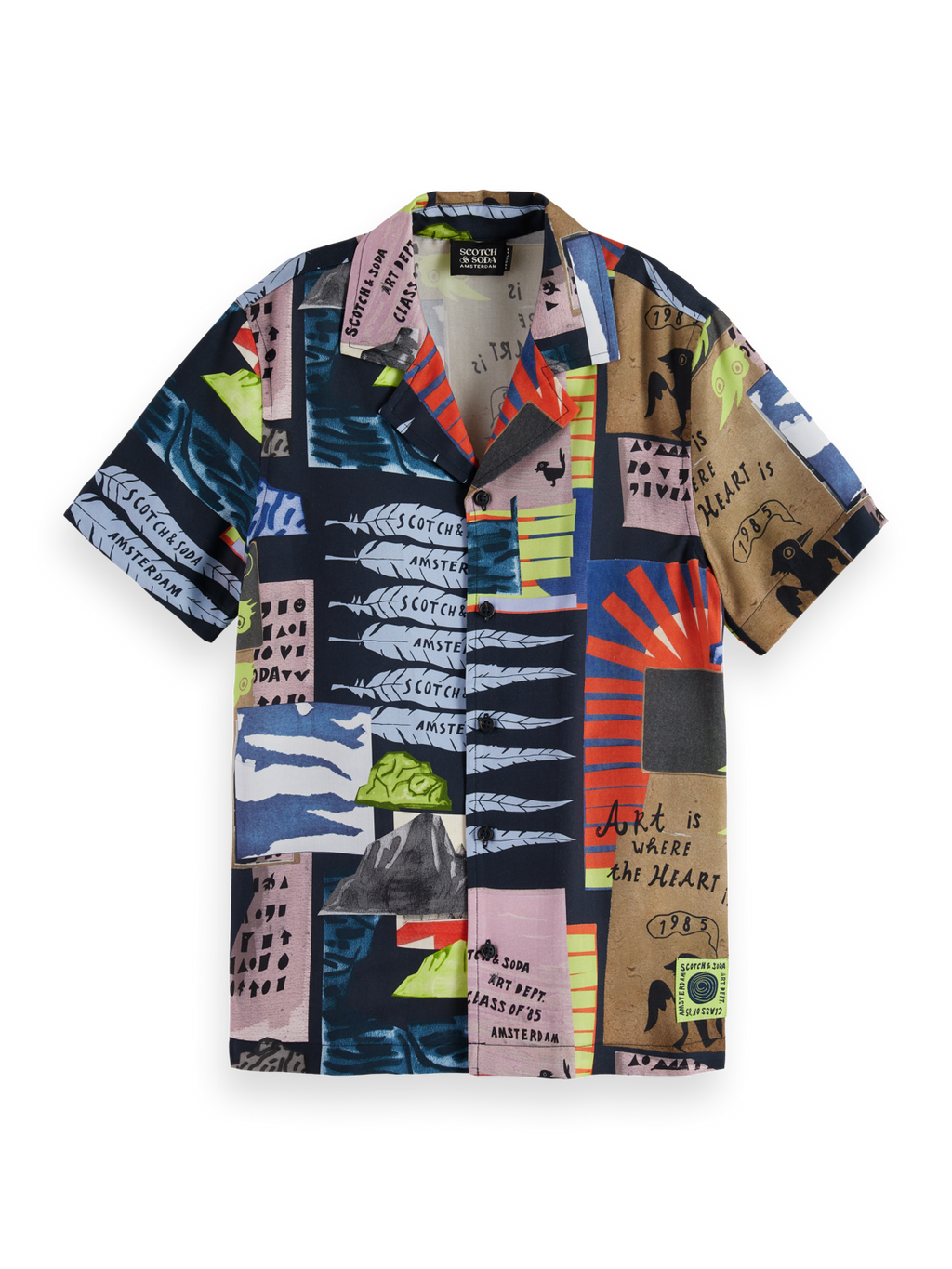 Boys printed short-sleeve shirt