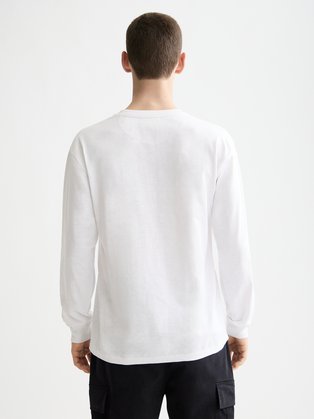 Slub Henley Long Sleeve